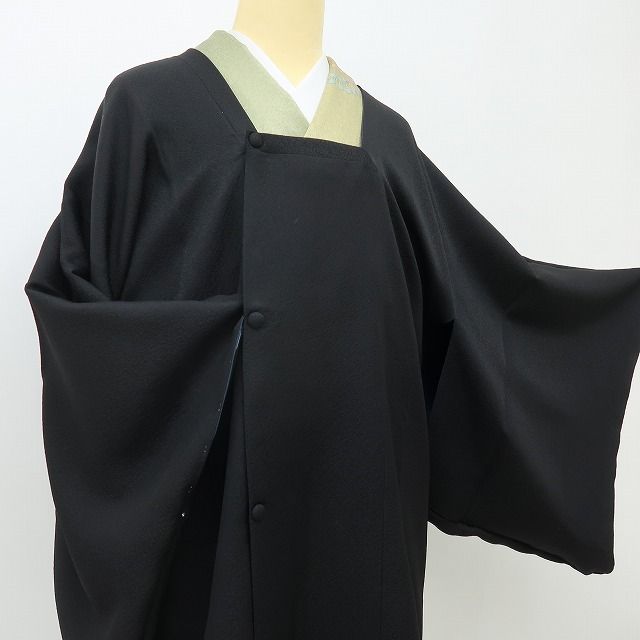 六花-RIKKA- 新品 正絹 暈し リバーシブル 一着で二度美しい！優美な暈しと粋な黒☆ 道行コート 着物 A6129