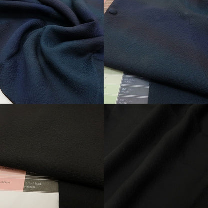 六花-RIKKA- 新品 正絹 暈し リバーシブル 一着で二度美しい！優美な暈しと粋な黒☆ 道行コート 着物 A6129