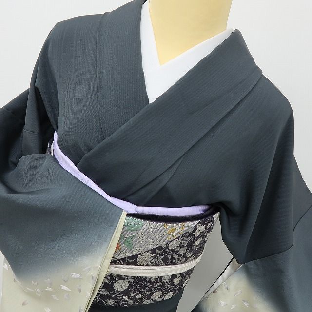 六花-RIKKA- 正絹 刺繍 桜 作家物落款 ちょっぴり特別な一日を花開く、桜銀河☆ 訪問着 着物 A6135