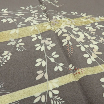 六花-RIKKA- 美品 正絹 萩 刺繍 トールサイズ まとうだけで花開く、秋の風情。 訪問着 着物 A6136