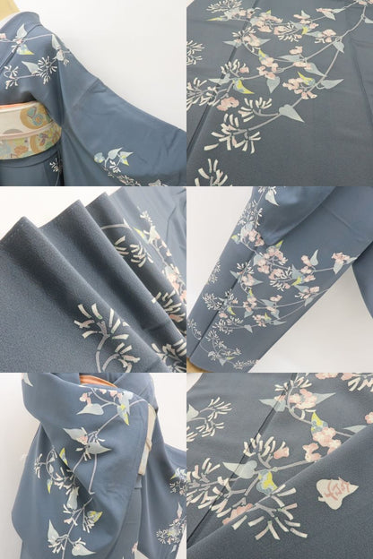 六花-RIKKA- 美品 正絹 作家物落款 大人の心をときめかせる、沈丁花♪ 訪問着 着物 A6142