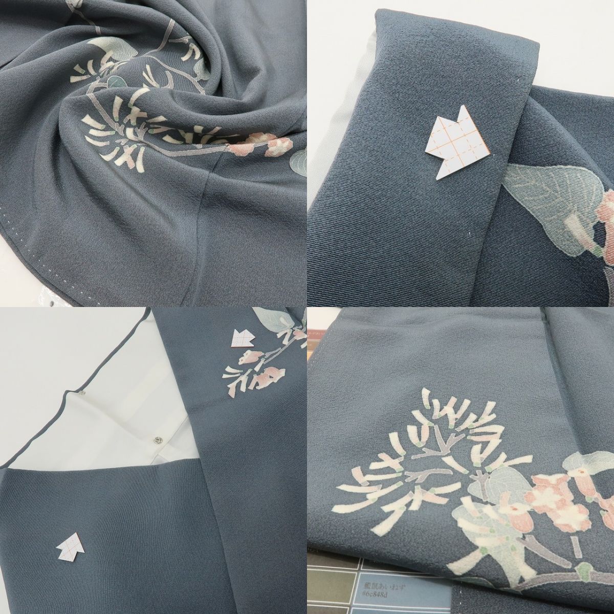 六花-RIKKA- 美品 正絹 作家物落款 大人の心をときめかせる、沈丁花♪ 訪問着 着物 A6142