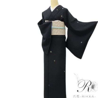 六花-RIKKA- 美品 正絹 金彩友禅 和田光正 丹後ちりめん 歌舞伎 隈取 まとう！歌舞伎の舞台♪ 小紋 着物 A6145