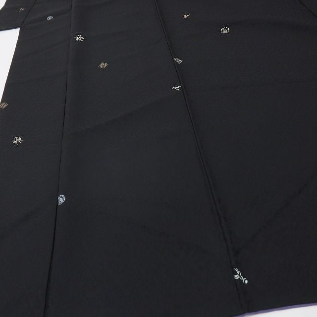 六花-RIKKA- 美品 正絹 金彩友禅 和田光正 丹後ちりめん 歌舞伎 隈取 まとう！歌舞伎の舞台♪ 小紋 着物 A6145
