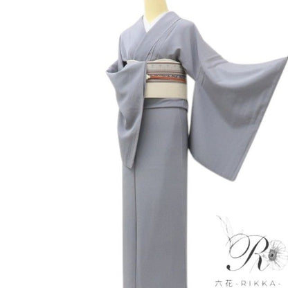 六花-RIKKA- 美品 正絹 作家物落款 トールサイズ 美しき引き算の美学☆ 江戸小紋 着物 A6153