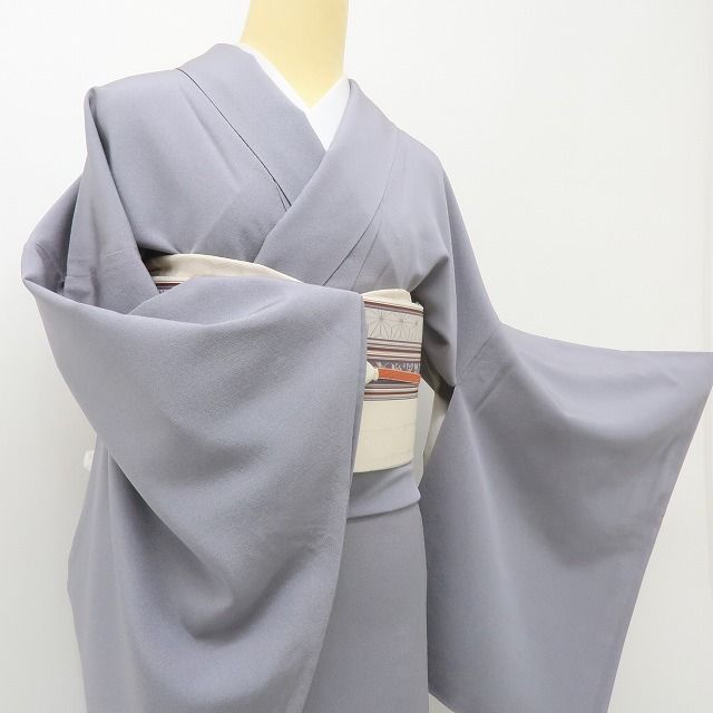 六花-RIKKA- 美品 正絹 作家物落款 トールサイズ 美しき引き算の美学☆ 江戸小紋 着物 A6153