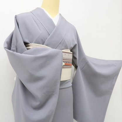 六花-RIKKA- 美品 正絹 作家物落款 トールサイズ 美しき引き算の美学☆ 江戸小紋 着物 A6153