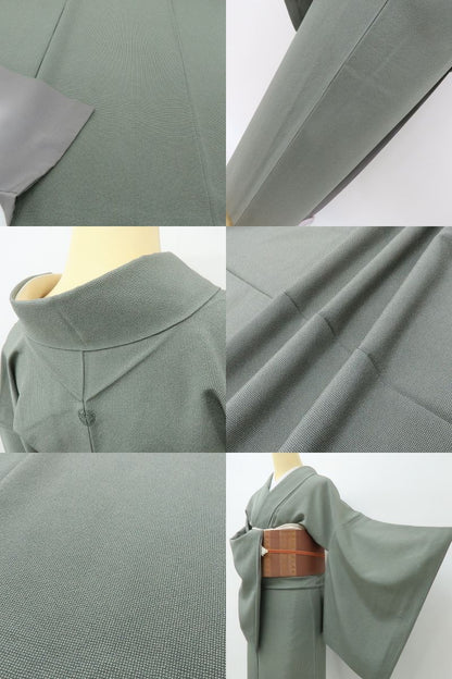 六花-RIKKA- 美品 正絹 角通し 伝統工芸師 服部光擴落款 現代江戸の粋！ トールサイズ 江戸小紋 着物 A6154