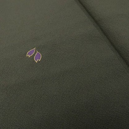 六花-RIKKA- 美品未着用 正絹 小田章謹製 ひそやかに咲く桜♪ トールサイズ 付下げ 着物 A6163