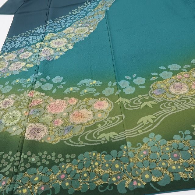 六花-RIKKA- 美品 正絹 辻が花 主役は、あなた！夢幻辻ヶ花物語。 訪問着 着物 A6174