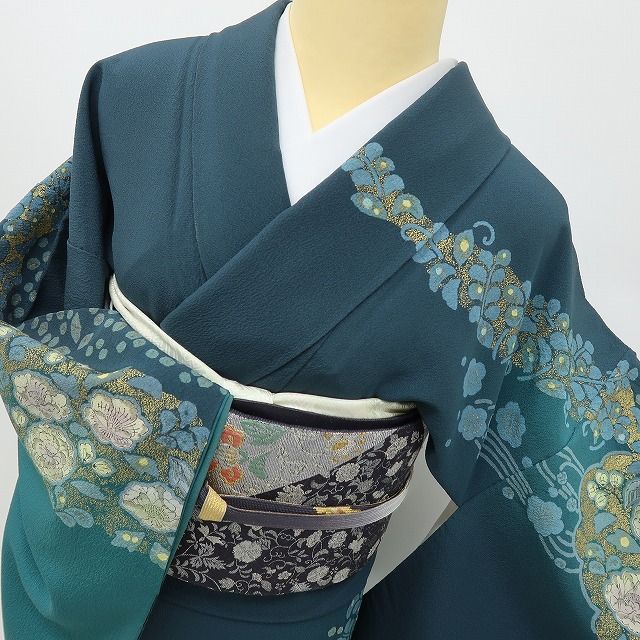 六花-RIKKA- 美品 正絹 辻が花 主役は、あなた！夢幻辻ヶ花物語。 訪問着 着物 A6174