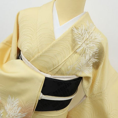 六花-RIKKA- 美品 正絹 北出与三郎落款 大王松 レグホーンの多幸感にダイナミックでモダンな大王松！ 訪問着 着物 A6198