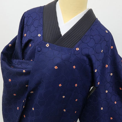 六花-RIKKA- 美品 正絹 ひと目で星、近づけば満開、脱げば木の葉が舞うドラマ！ 道行コート 着物 A6203
