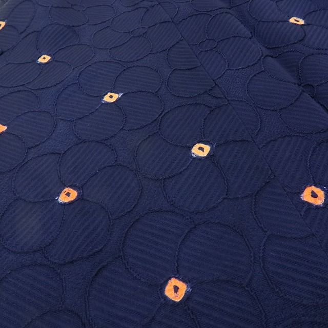 六花-RIKKA- 美品 正絹 ひと目で星、近づけば満開、脱げば木の葉が舞うドラマ！ 道行コート 着物 A6203