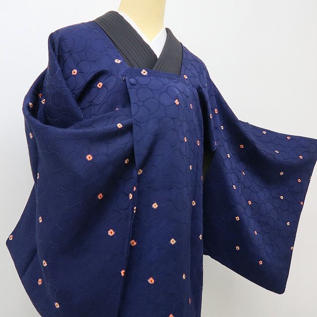 六花-RIKKA- 美品 正絹 ひと目で星、近づけば満開、脱げば木の葉が舞うドラマ！ 道行コート 着物 A6203