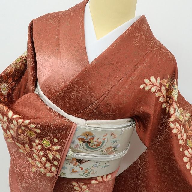 六花-RIKKA- 美品 正絹 徳永憲峯落款 金通し 絞り 辻が花 咲きこぼれる、幻想の辻ヶ花！ 訪問着 着物 A6204