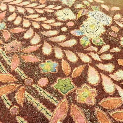 六花-RIKKA- 美品 正絹 徳永憲峯落款 金通し 絞り 辻が花 咲きこぼれる、幻想の辻ヶ花！ 訪問着 着物 A6204