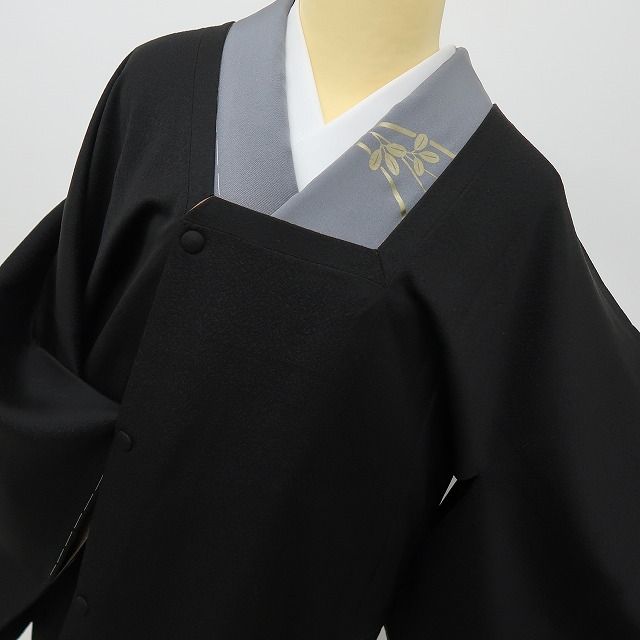 六花-RIKKA- 新品 正絹 リバーシブル ブラック×渋紙色。一枚でまとう、二つの私！ 道行コート 着物 A6207