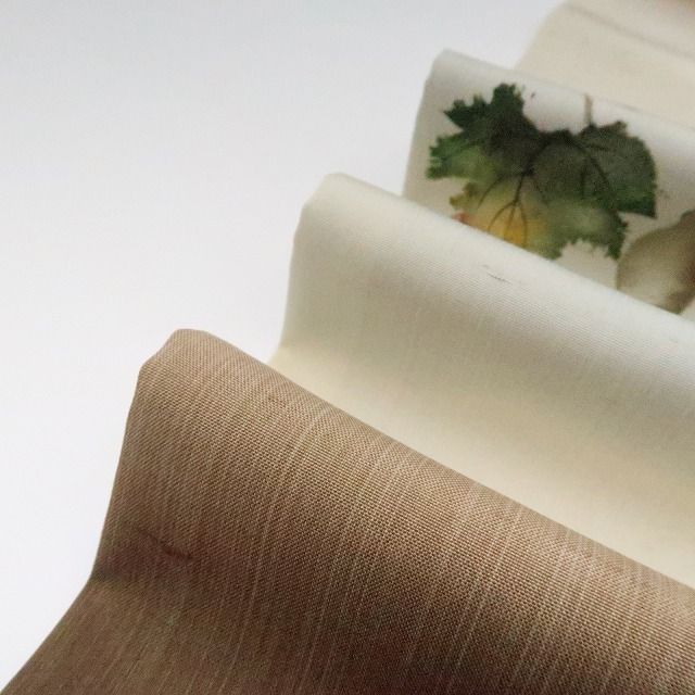まめ藤 ｍ2208＊美品 正絹 瓢箪 手縫い仕立て 紬訪問着