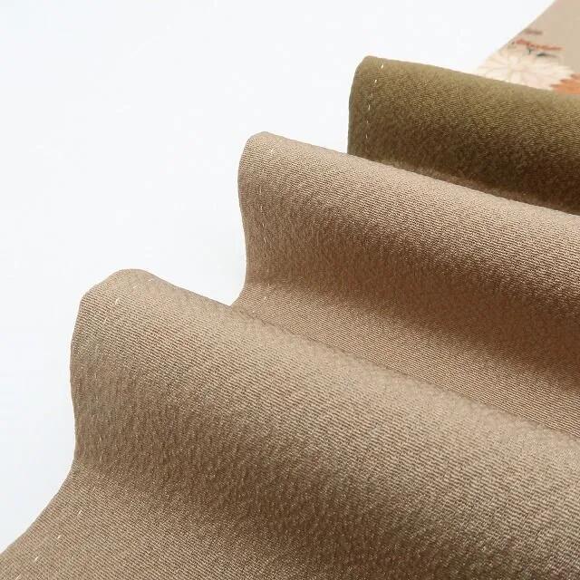 【中古】まめ藤 ｍ633 美品 染一つ紋 手描き友禅 金駒刺繍 菊 松 手縫い仕立て 訪問着