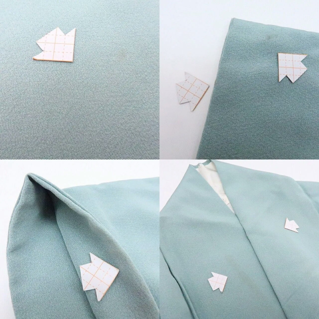 【中古】百華 Y4189 正絹 手縫い仕立て 訪問着 着物 単品