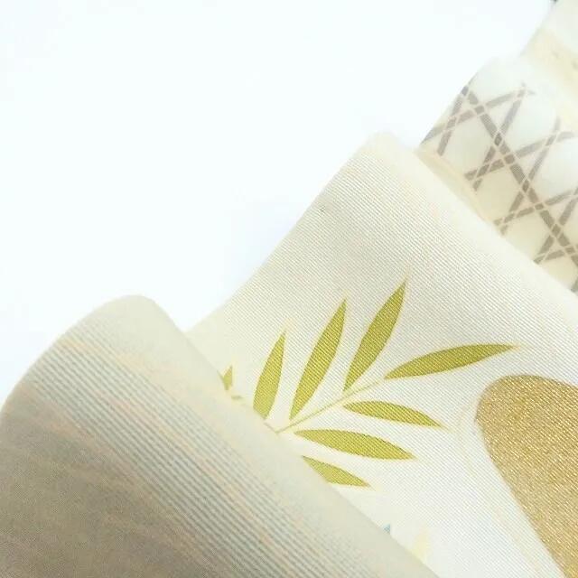 【中古】百華 Y4190 正絹 手縫い仕立て 松竹梅 菊 茶屋辻 訪問着 着物 単品