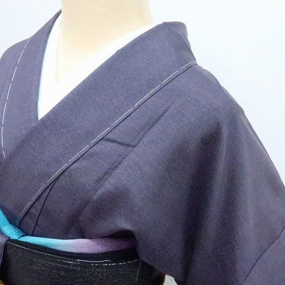 【新古品】百華 Y4191 新品 林淳一落款 金駒刺繍 証紙・仕付け糸付 手縫い仕立て 本場大島紬 正絹 訪問着 着物 単品