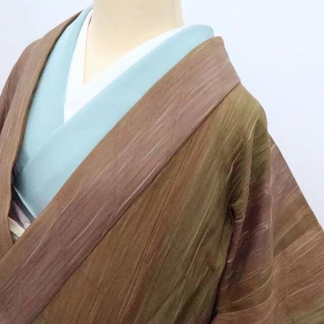 【新古品】百華 Y4195 新品 丹後ちりめん 仕付け糸付 ロング丈 正絹 道中着
