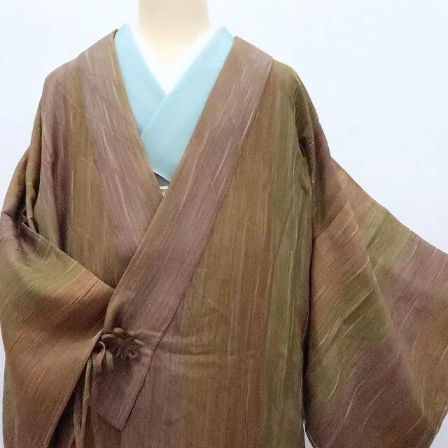 【新古品】百華 Y4195 新品 丹後ちりめん 仕付け糸付 ロング丈 正絹 道中着