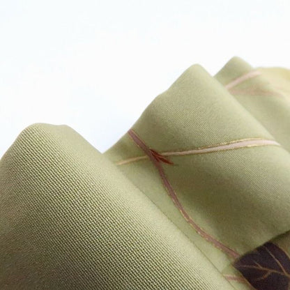 【中古】百華 Y4198 羽織紐付 手縫い仕立て 正絹 羽織