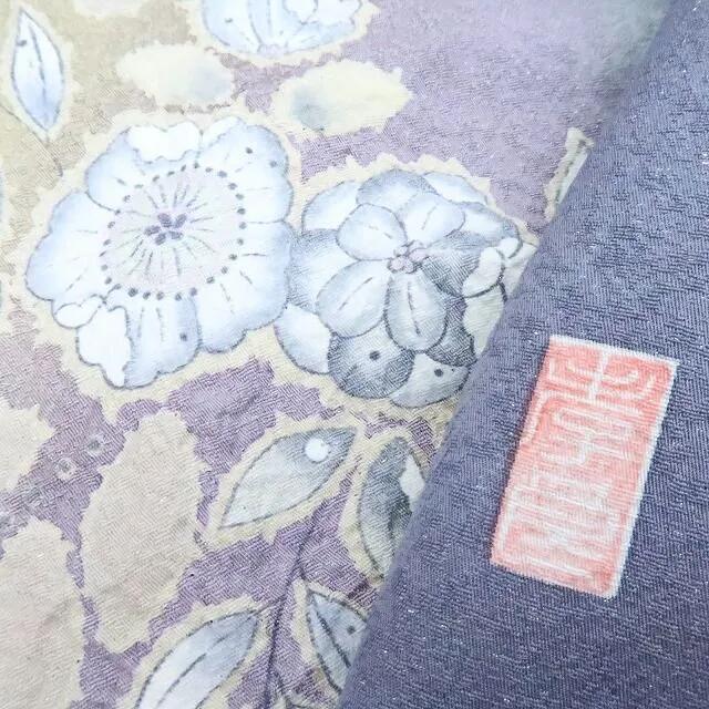 【中古】百華 Y4221 美品 作家物落款 銀通し 辻が花 絞り 手縫い仕立て 正絹 訪問着 着物 単品