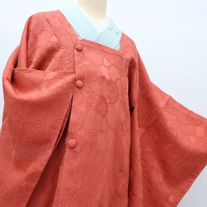 【新古品】百華 Y4225 新品 正絹 仕付け糸付 手縫い仕立て 雪輪 道行コート
