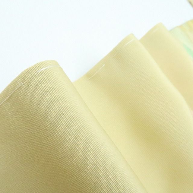 【中古】百華 Y4234 金駒刺繍 仕付け糸付 手縫い仕立て 正絹 訪問着 着物 単品