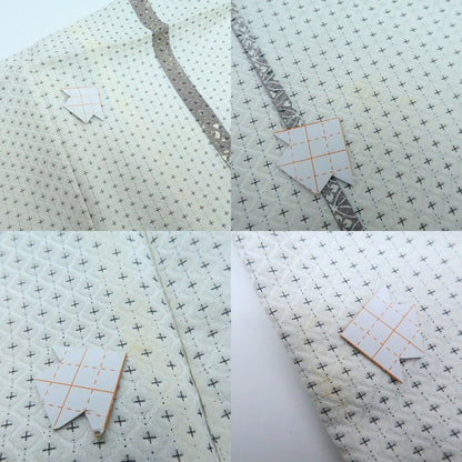 【中古】百華 Y4241 仕付け糸付 手縫い仕立て 正絹 訪問着 着物 単品