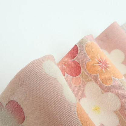 【中古】百華 Y4348 美品 作家物落款 手縫い仕立て 正絹 菊 梅 蘭 訪問着 着物 単品
