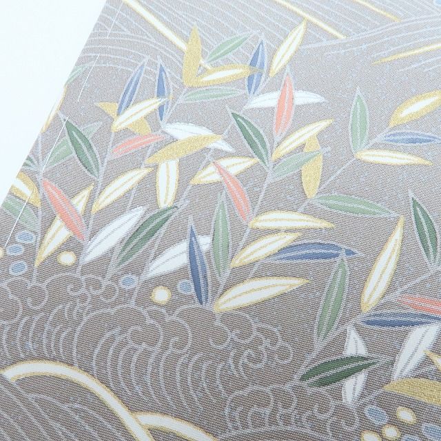 【新古品】百華 Y4350 新品 仕付け糸付 手縫い仕立て 松 波 正絹 訪問着 着物 単品