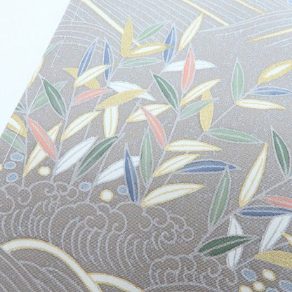 【新古品】百華 Y4350 新品 仕付け糸付 手縫い仕立て 松 波 正絹 訪問着 着物 単品