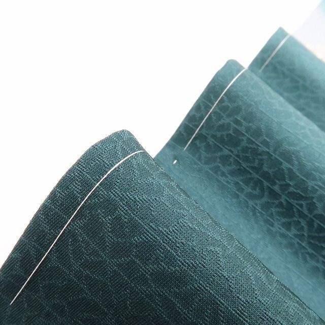 【中古】百華 Y4351 美品未着用 刺繍 仕付け糸付 手縫い仕立て 桜 菊 牡丹 雪輪 正絹 訪問着 着物 単品