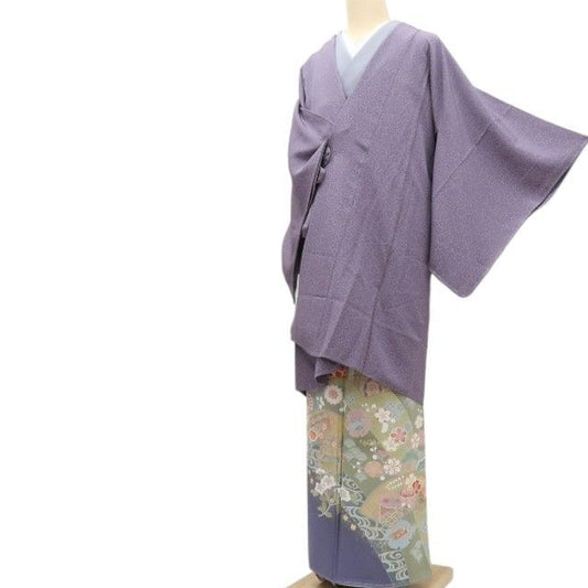 【新古品】百華 Y4358 新品 正絹 桜 仕付け糸付 手縫い仕立て 道中着