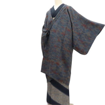 【中古】百華 Y4459 正絹 ロング丈 道中着