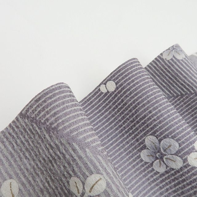 【中古】百華 Y4465 美品 正絹 手縫い仕立て 桜 梅 菊 訪問着 着物 単品