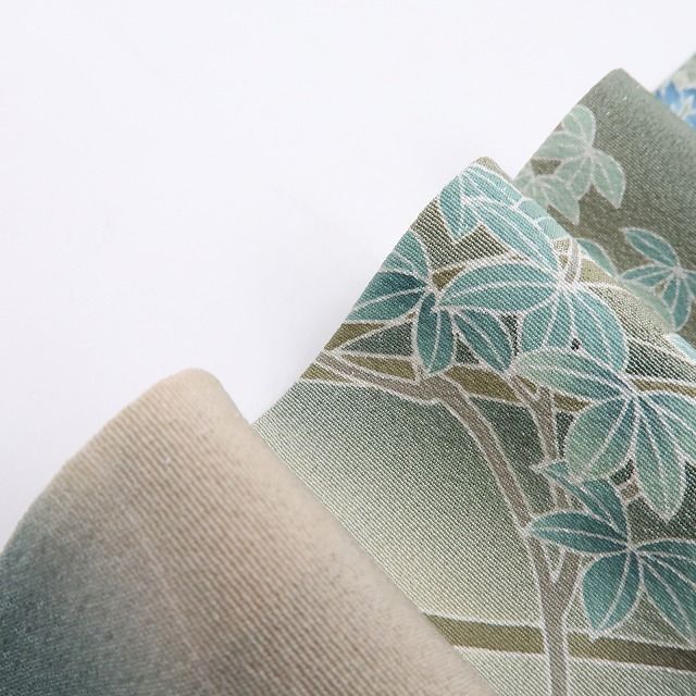 【中古】百華 Y4543 作家物落款 朗 正絹 訪問着 着物 単品