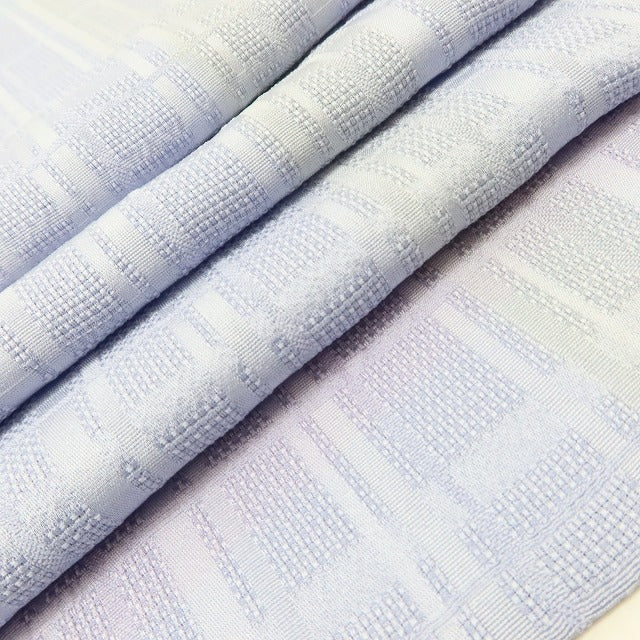 百華 Y5471 美品 夏着物 正絹 夏単衣 居敷当て付 小紋