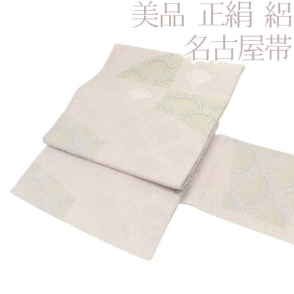 百華 Y5480 美品 夏着物 絽 正絹 名古屋帯　