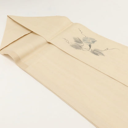 百華 Y5481 新品 夏着物 作家物落款 朝顔 紗紬 名古屋帯