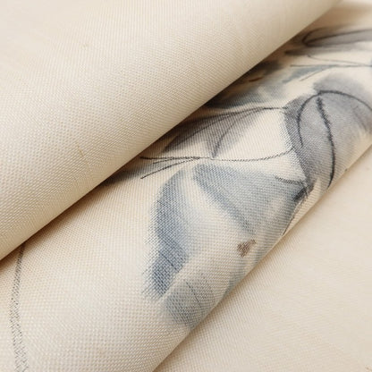 百華 Y5481 新品 夏着物 作家物落款 朝顔 紗紬 名古屋帯