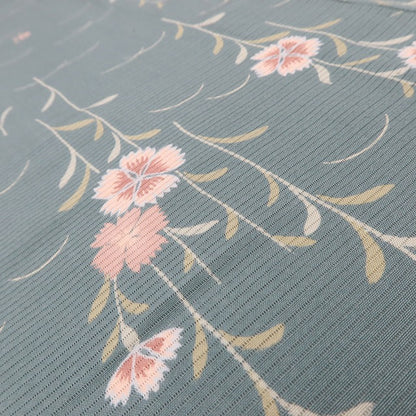 百華 Y5497 美品未着用 仕付け糸付 夏着物 やまと誂製 トールサイズ 撫子 絽 正絹 小紋