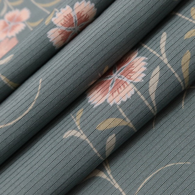 百華 Y5497 美品未着用 仕付け糸付 夏着物 やまと誂製 トールサイズ 撫子 絽 正絹 小紋