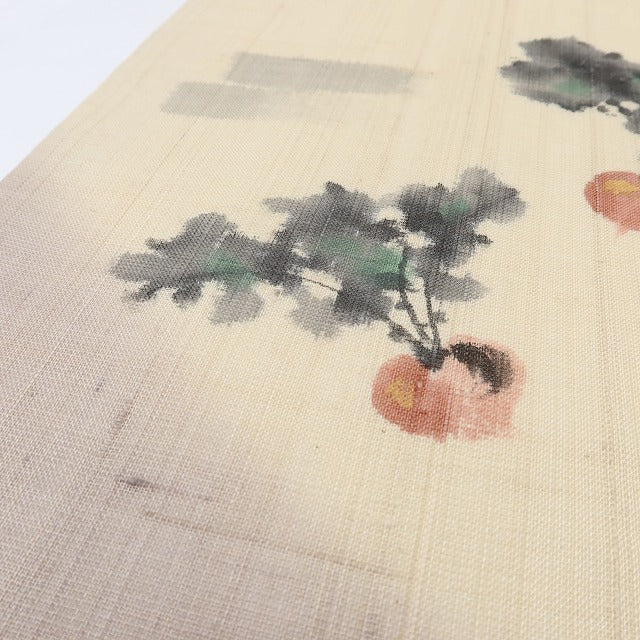 百華 Y5515 美品未着用 夏着物 紗紬 正絹 名古屋帯
