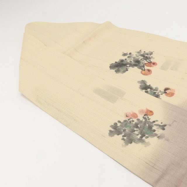 百華 Y5515 美品未着用 夏着物 紗紬 正絹 名古屋帯